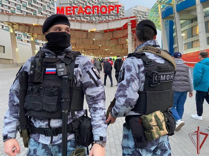 В Москве Росгвардия обеспечила безопасность матчей КХЛ
