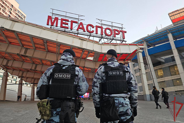 Росгвардия в Москве обеспечила правопорядок в период проведения матча КХЛ