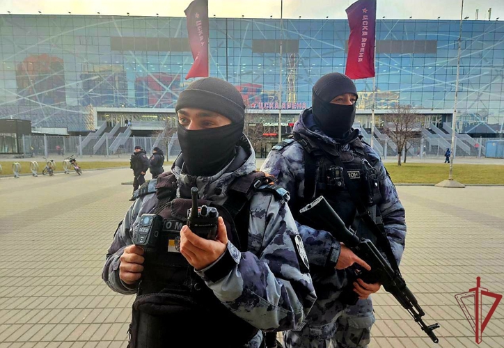 Безопасность хоккейного матча в Москве обеспечена при содействии Росгвардии