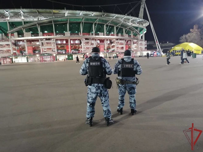 Безопасность матчей РПЛ в Москве обеспечила Росгвардия