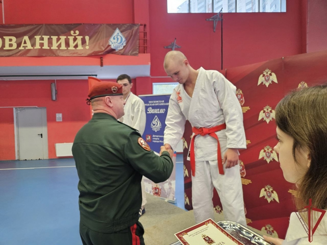 Столичные росгвардейцы одержали победу на Чемпионате Центрального округа по рукопашному бою