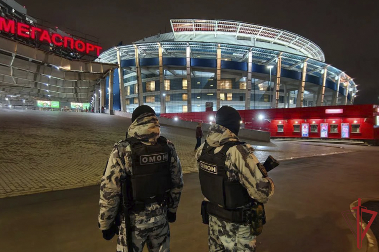 Росгвардия обеспечила безопасность хоккейного матча в Москве