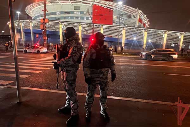 Росгвардия обеспечила безопасность матча КХЛ в Москве