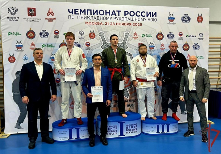 Столичные росгвардейцы стали призёрами Чемпионата России по прикладному рукопашному бою