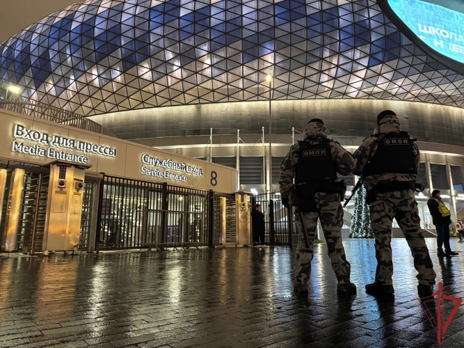 В Москве росгвардейцы обеспечили безопасность спортивных матчей