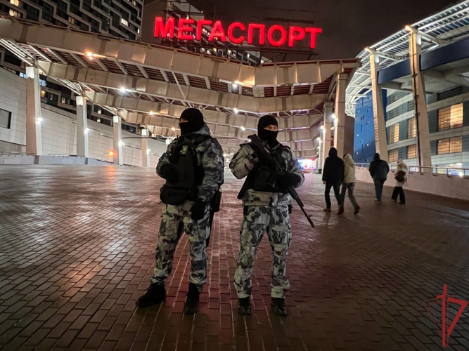 Росгвардия обеспечила безопасность матча КХЛ в Москве