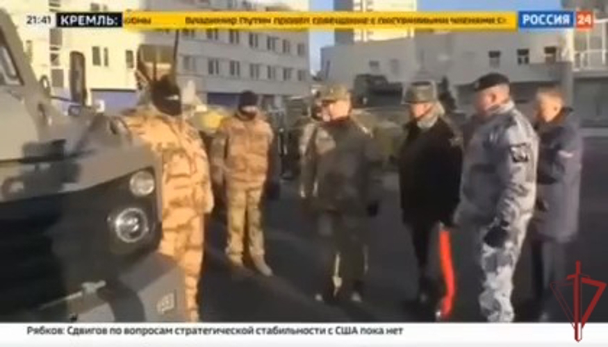 Директор Росгвардии происпектировал московский главк ведомства (видео)