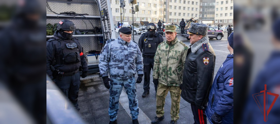Директор Росгвардии генерал армии Виктор Золотов проверил организацию службы в столичном главке Росгвардии (видео)