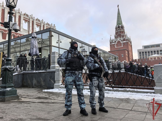 Росгвардия принимает участие в обеспечении безопасности проведения Кремлёвской новогодней ёлки