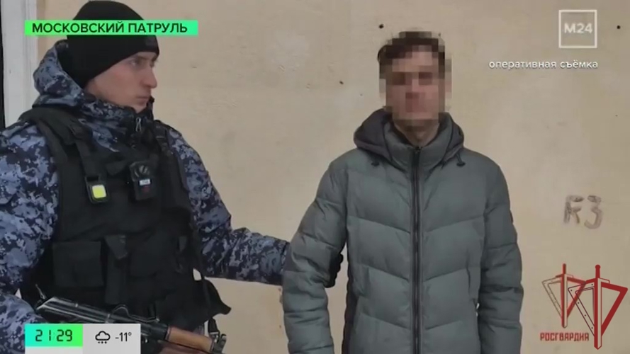 Росгвардия задержала вандала, устроившего погром в музее Москвы (видео)
