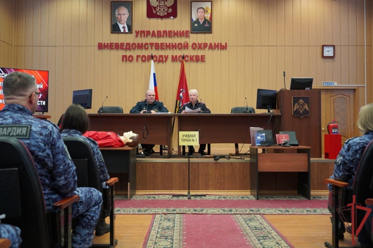 В столичном главке Росгвардии прошло открытие зимнего периода обучения