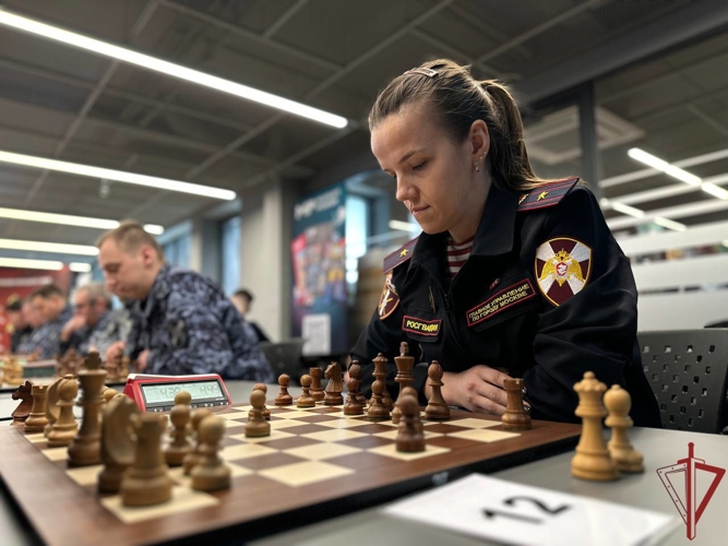В Москве прошел чемпионат столичного главка Росгвардии по шахматам (видео)