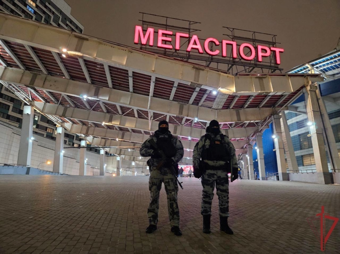 Правопорядок на баскетбольном матче в Москве обеспечила Росгвардия (видео)