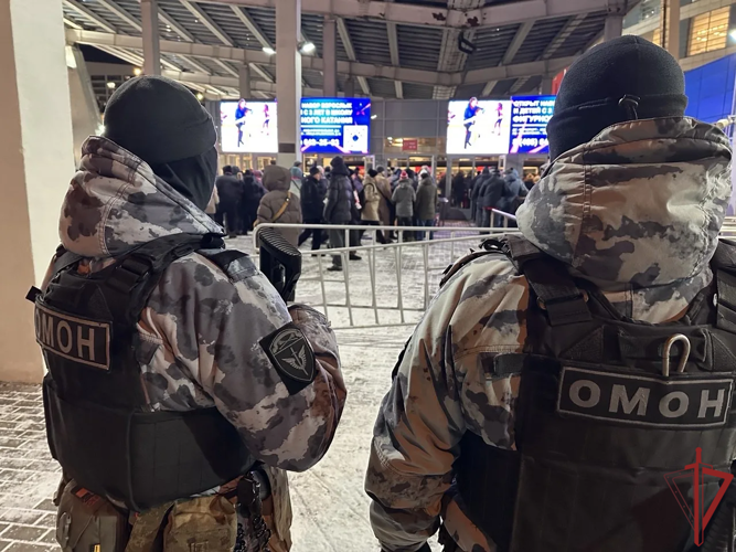Росгвардия обеспечила безопасность матчей КХЛ в Москве