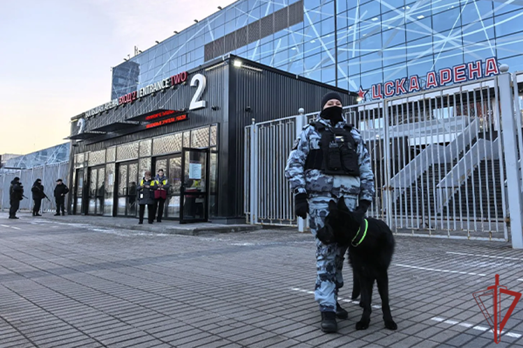 Росгвардия обеспечила безопасность матча Континентальной хоккейной лиги в Москве (видео)