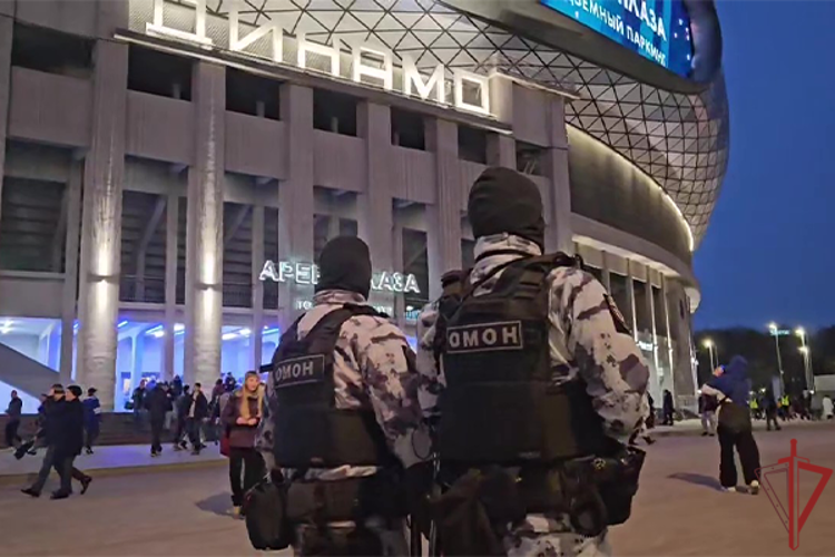 Росгвардия в Москве обеспечила правопорядок в период проведения  спортивных мероприятий (видео)