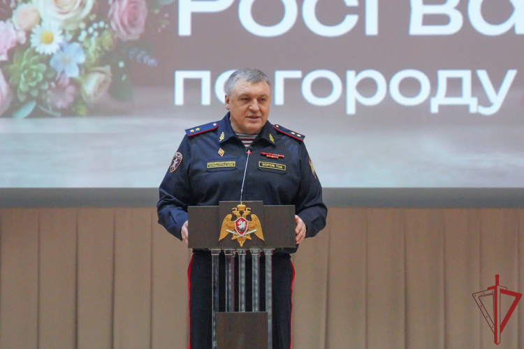 В столичном главке Росгвардии состоялось торжественное мероприятие, посвященное Международному женскому дню (видео)