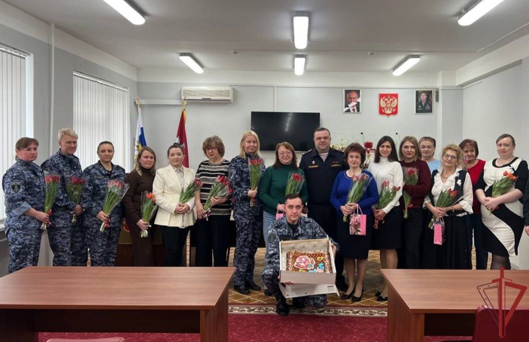 Праздничные мероприятия, посвящённые 8 Марта прошли подразделениях столичного главка Росгвардии