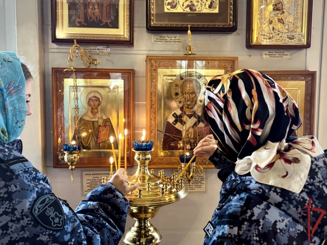 Столичные росгвардейцы приняли участие в богослужении, посвященном Светлой Пасхе