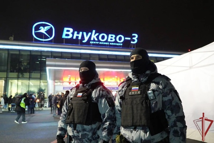 Росгвардия обеспечила безопасность прибытия Благодатного огня в московский аэропорт (видео)