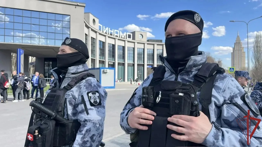 В Москве росгвардейцы обеспечили безопасность спортивных мероприятий