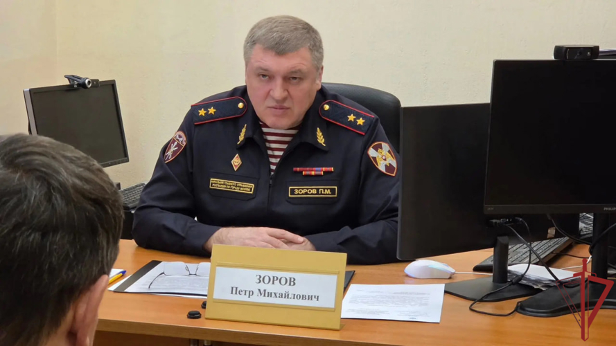 Начальник столичного главка Росгвардии провёл личный приём граждан