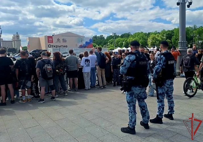 Безопасность Московского мотофестиваля обеспечена при содействии Росгвардии (видео)