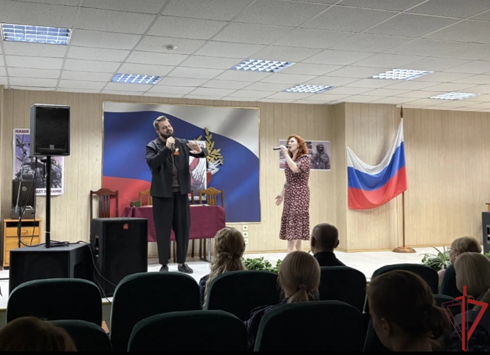 Концерт, посвящённый Дню Победы, прошёл в Центре профессиональной подготовки столичных росгвардейцев