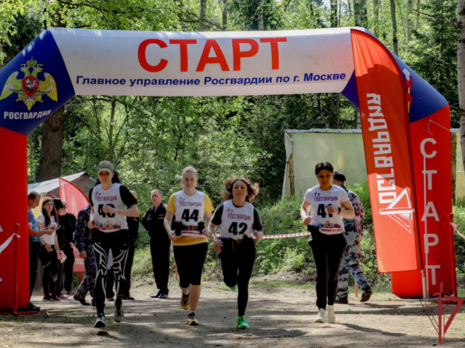 В Главном управлении Росгвардии по городу Москве состоялся чемпионат по служебному биатлону