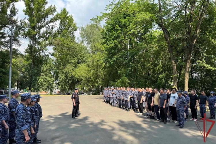 Столичные росгвардейцы провели совместную противопожарную тренировку с МЧС
