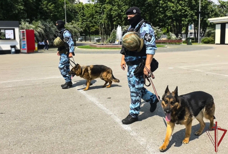 Безопасность проведения массовых мероприятий в столице, посвящённых Дню России обеспечили сотрудники и военнослужащие Росгвардии