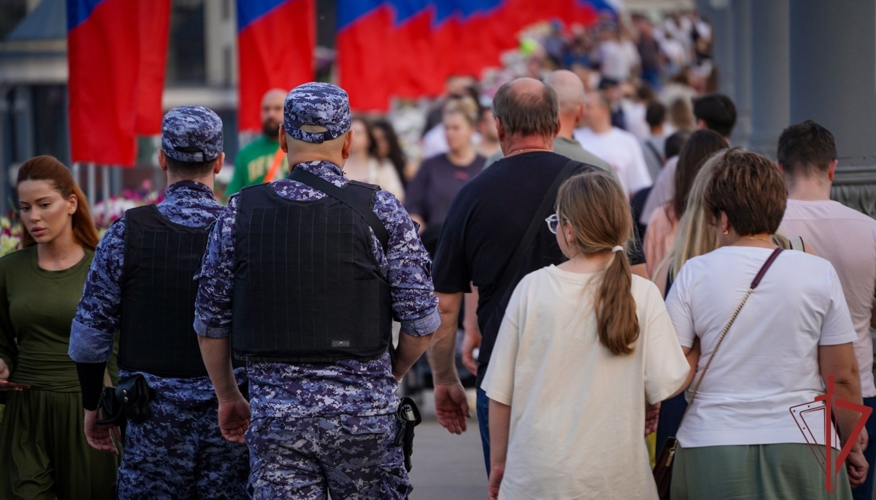 Безопасность проведения массовых мероприятий в столице, посвящённых Дню России обеспечили сотрудники и военнослужащие Росгвардии