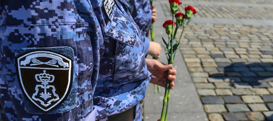 Столичные росгвардейцы почтили память российских воинов, погибших в Первой мировой войне