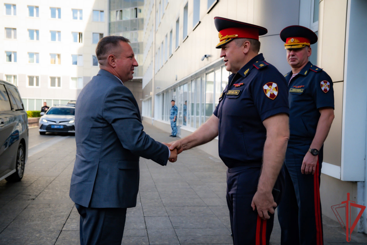 Делегация МВД Республики Беларусь ознакомилась с передовыми методами работы Росгвардии в Москве (видео)