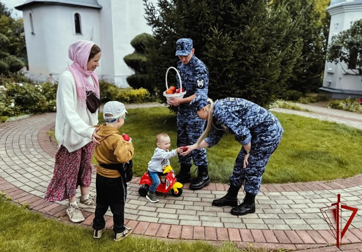 Столичные росгвардейцы приобщились к духовным традициям в День Преображения Господня 