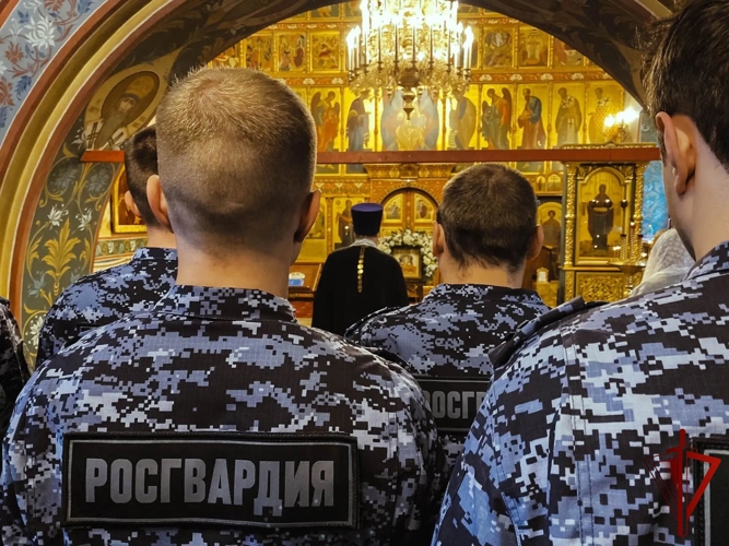 Столичные росгвардейцы приобщились к духовным традициям в День Преображения Господня 