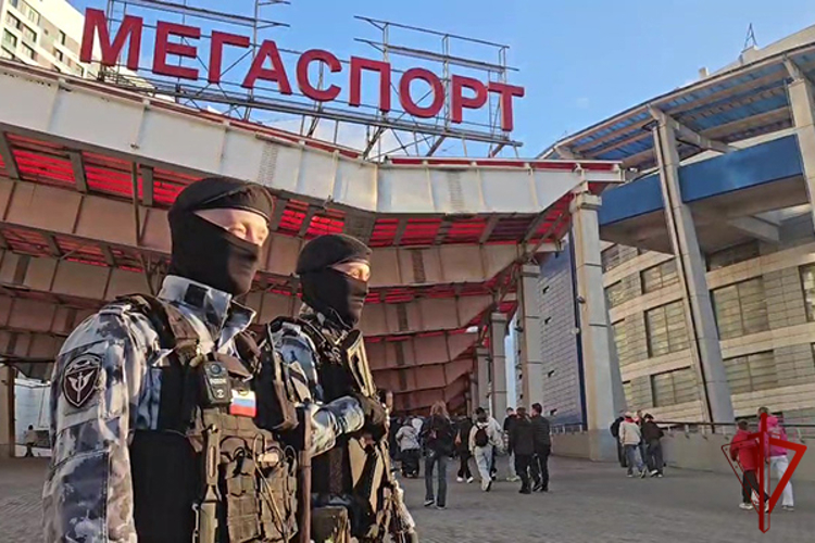 Охрана общественного порядка и безопасность на хоккейных матчах в Москве обеспечена при содействии Росгвардии (видео)