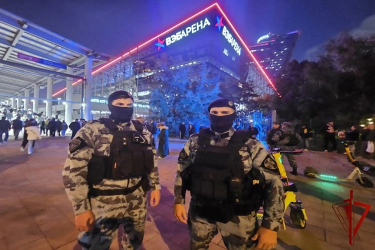Безопасность спортивных мероприятий в Москве обеспечила Росгвардия