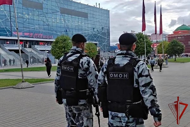 Охрану общественного порядка и безопасность на матче КХЛ в Москве обеспечила Росгвардия