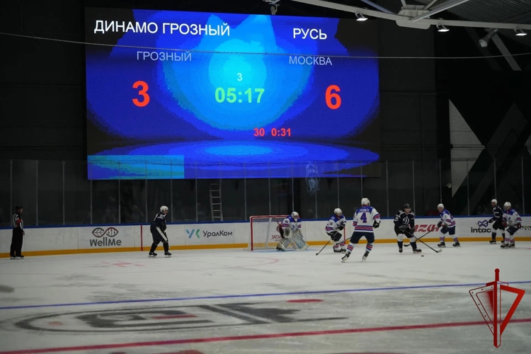 Столичные росгвардейцы завоевали «Первый кубок Чеченской Республики» по хоккею  