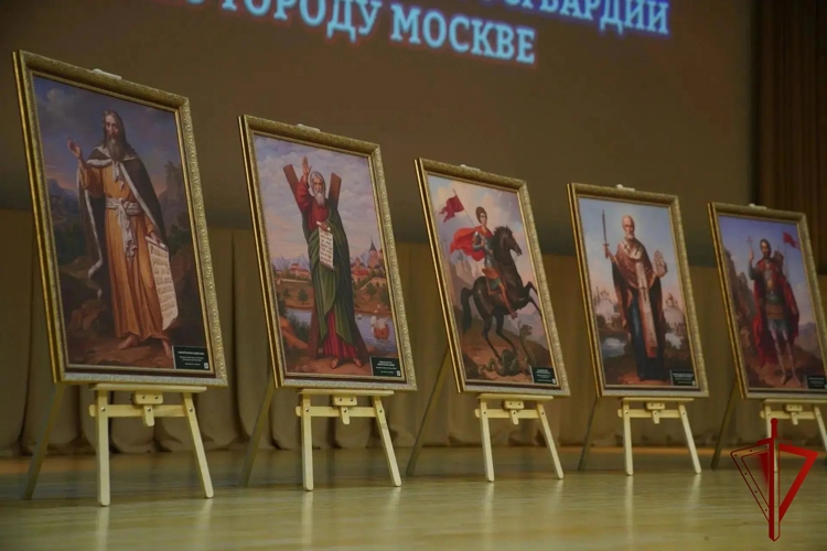 В столичном главке Росгвардии открылась экспозиция проекта «Духовные покровители армии:от святого воинства - к Суворову» (видео)