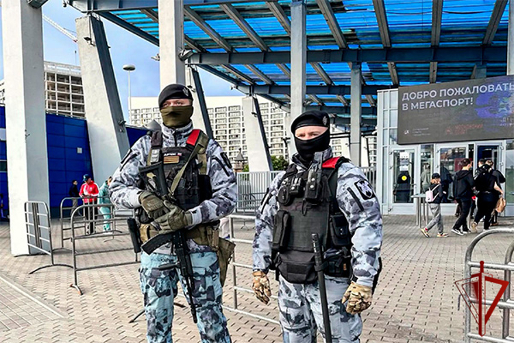 Безопасность спортивных матчей в Москве обеспечена при содействии Росгвардии