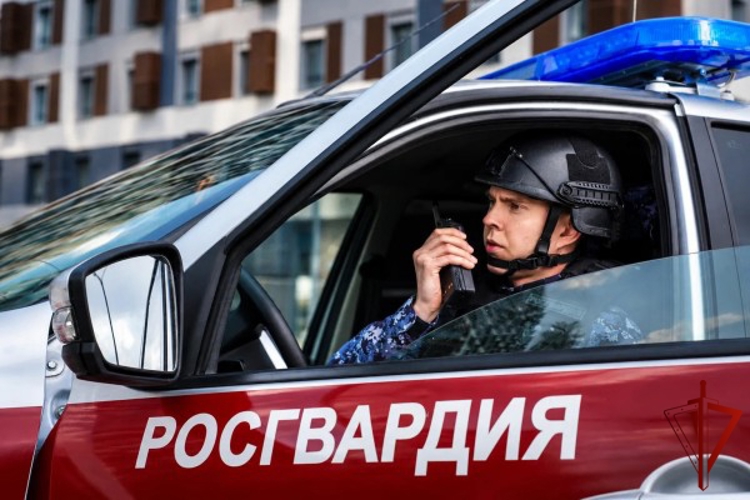 Московские росгвардейцы задержали мужчину, напавшего с ножом на постояльца гостиницы (видео)
