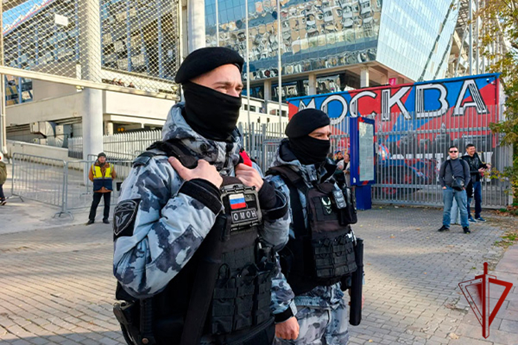 Безопасность спортивных мероприятий в Москве обеспечила Росгвардия (видео)
