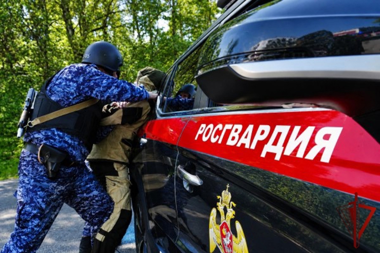 Московские росгвардейцы задержали пару с наркотиками (видео)