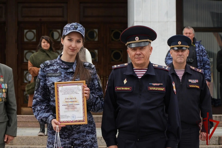 Выпуск слушателей Центра профессиональной подготовки им. Героя Советского Союза С. Х. Зайцева прошёл на Поклонной горе (видео)