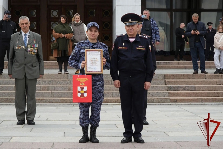 Выпуск слушателей Центра профессиональной подготовки им. Героя Советского Союза С. Х. Зайцева прошёл на Поклонной горе (видео)
