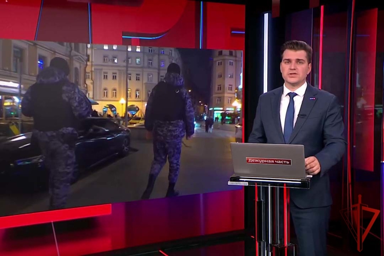 С Росгвардией по ночной Москве (видео)